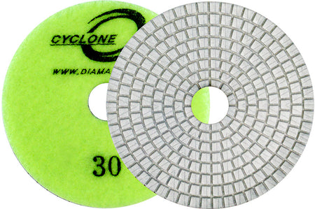 Cyclone 4'' ES White Resin Pad