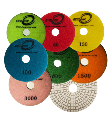 Cyclone 4'' ES White Resin Pad
