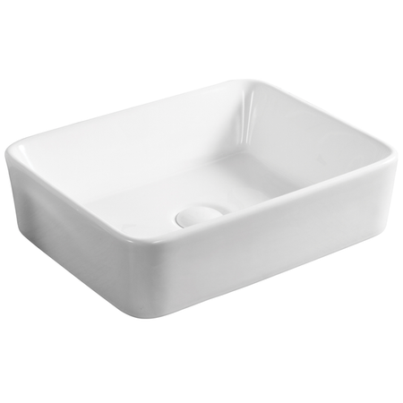 Hive H-Cv15W Beld - Ceramic Vessel Sink White