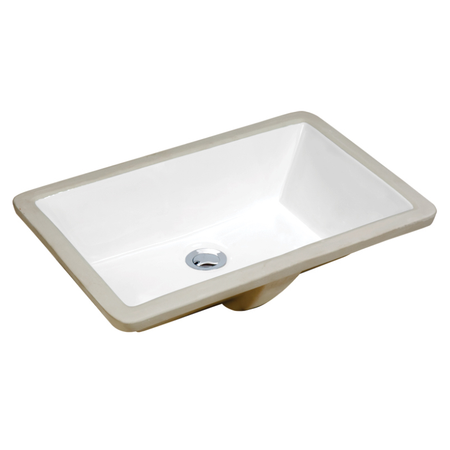 Hive H-Csos17 Antares Rectangular Undermount Lavatory Sink White