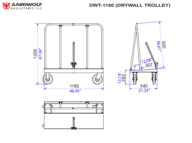 Aardwolf Drywall Trolley