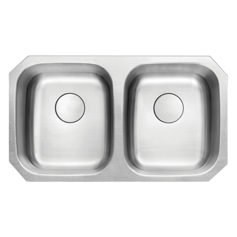 H-202-A5 Double Equal Bowl Ada Compliant 18G S/Steel Hive Sink 5-1/2" Deep